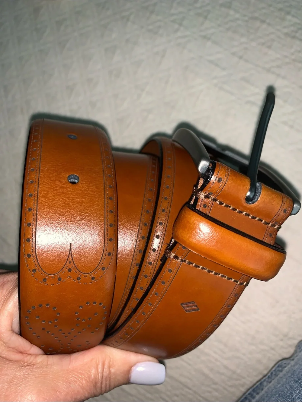 Joseph Abound leather belt size 36/38 brown